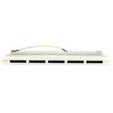Patchpanel 25xRJ45 unshielded, ISDN, 19", 1U, RAL7035