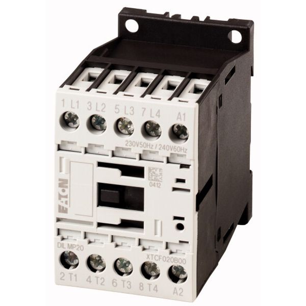 Contactor, 4 pole, AC operation, AC-1: 22 A, 110 V 50 Hz, 120 V 60 Hz, Screw terminals image 1