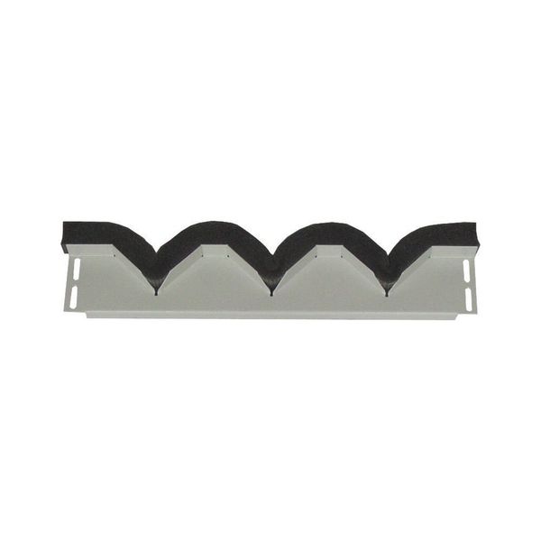 Bottom/Top coverstrip 105mm long, 75mm blind + 30mm jagged foam gasket, IP20, for 850mm Sectionwidth image 3