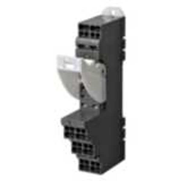 Socket, DIN rail/surface mounting, 15.5 mm, 8-pin, Push-in terminals image 2
