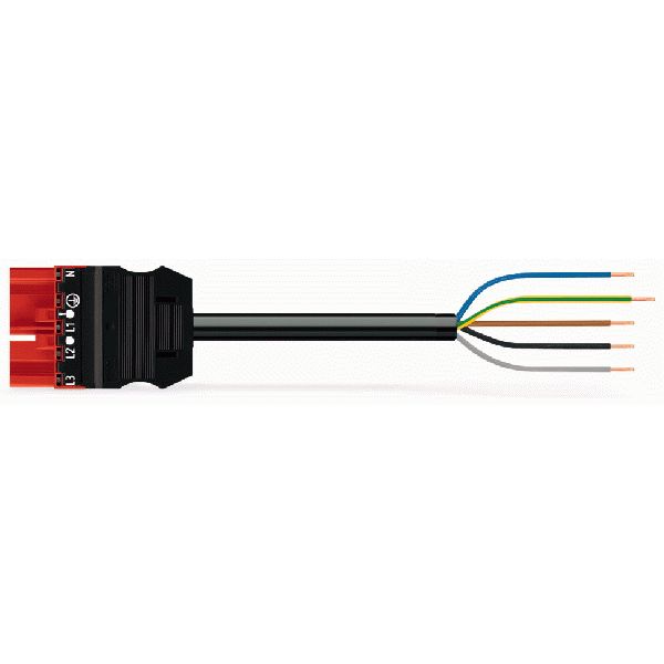 pre-assembled interconnecting cable Eca Socket/plug red image 6