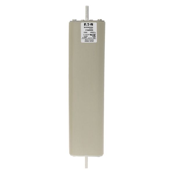 Fuse-link, high speed, 230 A, AC 4500 V, size 3, 76 x 90 x 149 mm, aR, DIN, IEC, single indicator image 13