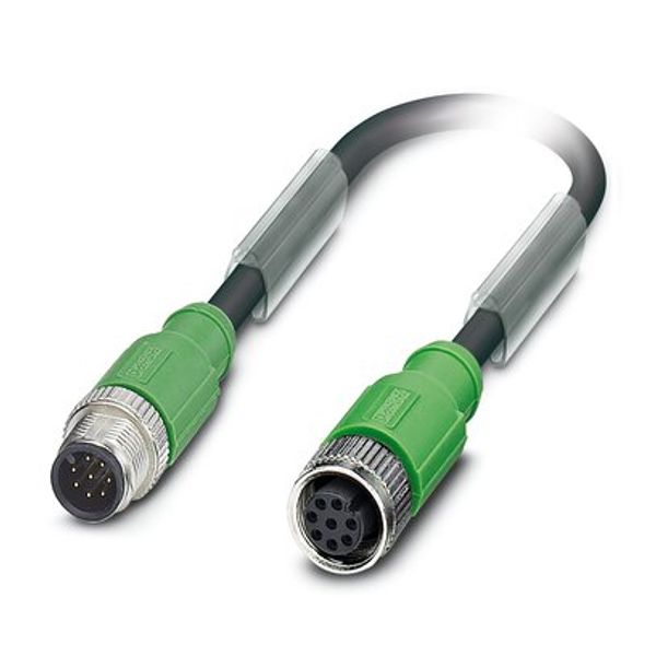 SAC-8P-M12MS/10,0-PUR/M12FS SH - Sensor/actuator cable image 1