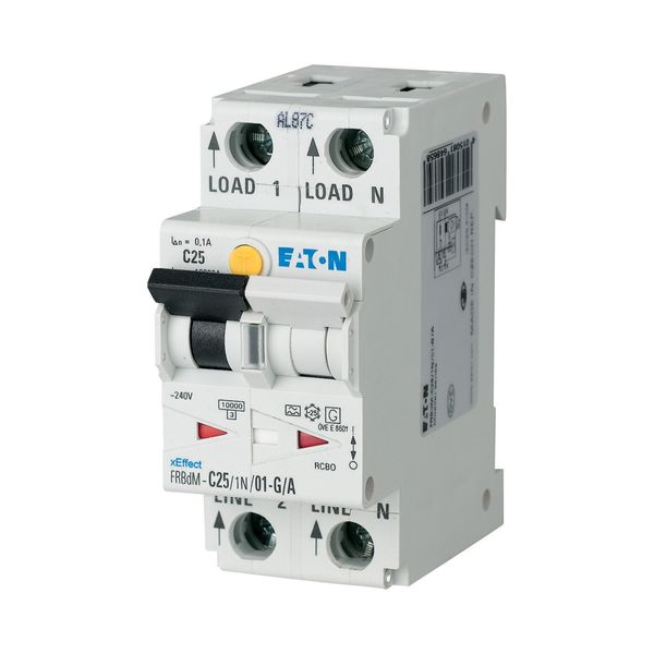 Electronic RCD/MCB combination, 13 A, 100 mA, MCB trip characteristic: B, 1p+N, RCD trip characteristic: A image 5