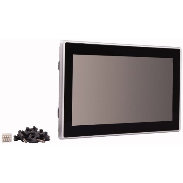User interface with PLC as an SWD coordinator,24VDC, 10.1-ich PCT display, 1024x600 pixels, 1xEthernet, 1xRS232, 1xRS485, 1xCAN, 1xSWD, 1xSD card slot image 5