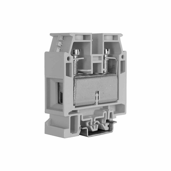 Screw terminal block 70mm2, 1-level, grey color, CBD series image 1