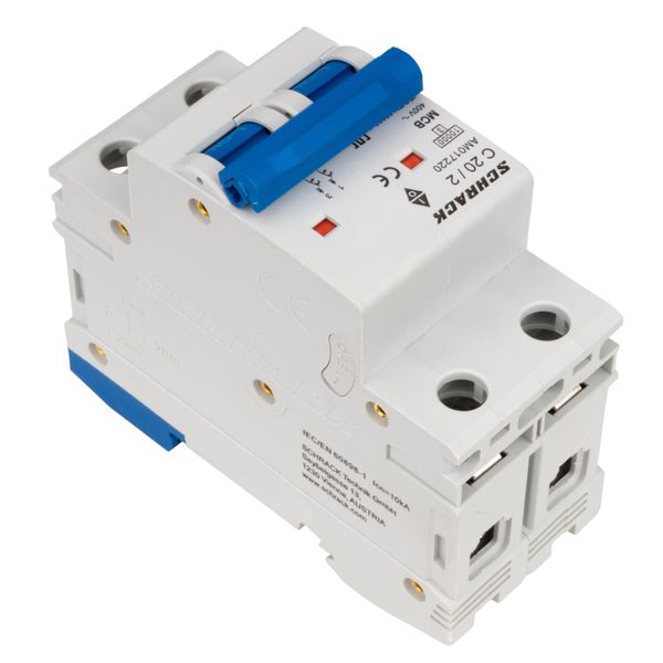 Miniature Circuit Breaker (MCB) AMPARO 10kA, C 20A, 2-pole image 5