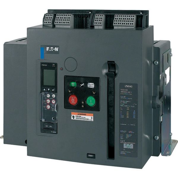 Circuit-breaker, 4 pole, 4000A, 105 kA, Selective operation, IEC, Fixed image 2