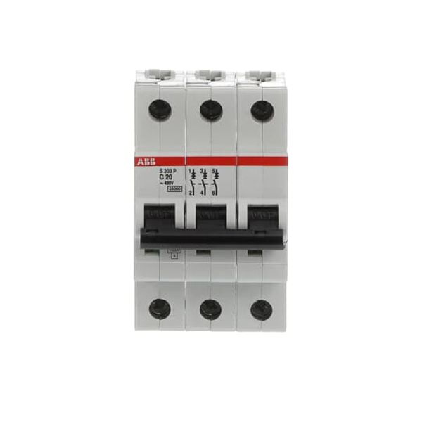 S203P-C20 Miniature Circuit Breaker - 3P - C - 20 A image 3