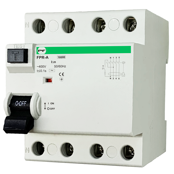 Residual current circuit breaker FPR-A 4P 40A 100mA image 1