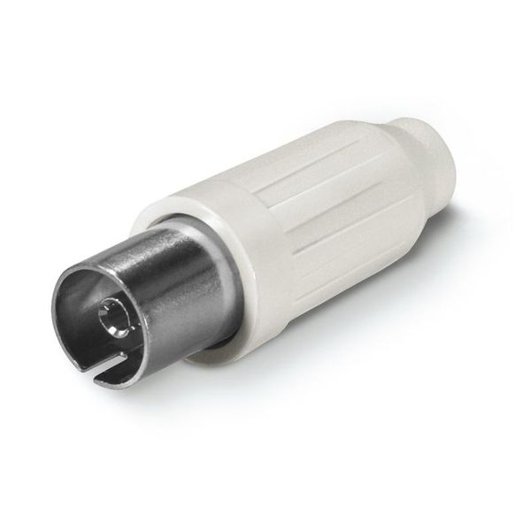 COAXIAL CABLE SOCKET 9,5 MM WHITE image 3