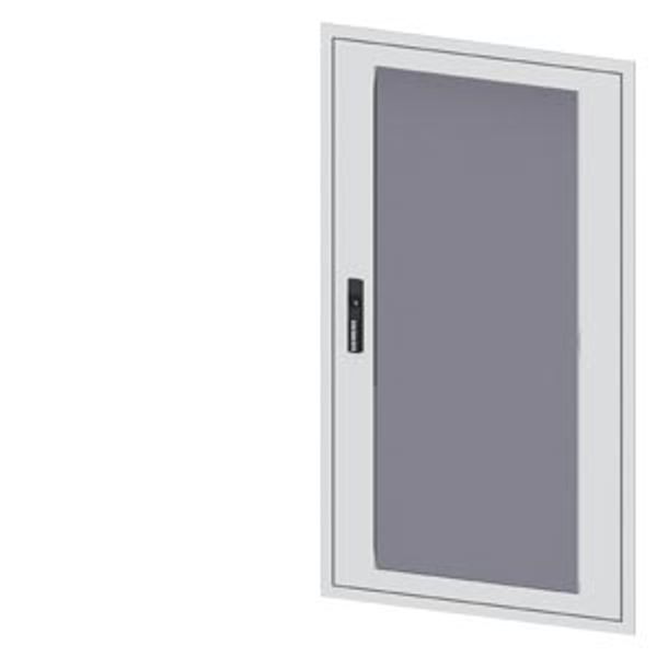 ALPHA 125 NF transparent door with cover frame for flush  8GK9507-7KK20 image 1