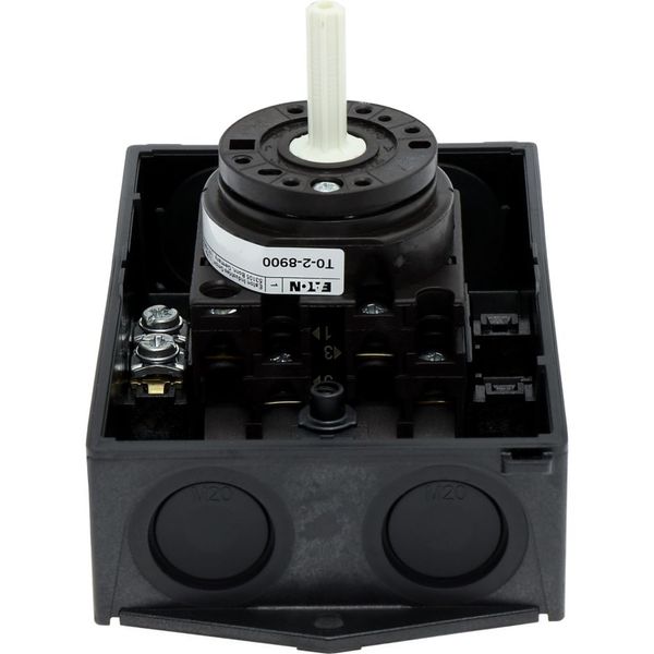 On-Off switch, 3 pole + N, 20 A, 90 °, surface mounting image 40