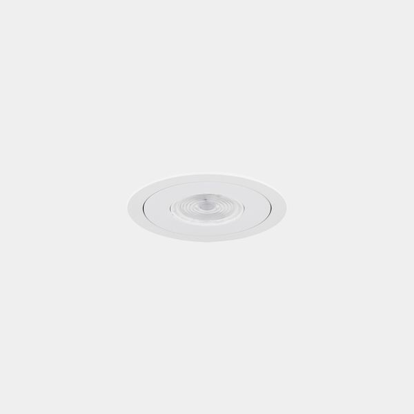 Downlight Sia Lens Narrow Trim 12W LED warm-white 3000K CRI 90 26.8º ON-OFF White/white IP54 1159lm image 1