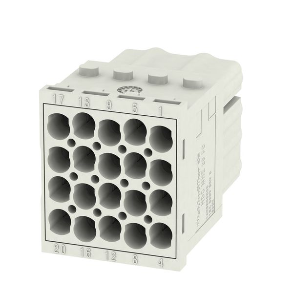 Module insert for industrial connector, Series: ModuPlug, Crimp connec image 1