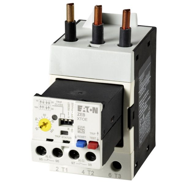 Overload relay, Direct mounting, Earth-fault protection: with, Ir= 20 - 100 A, 1 N/O, 1 N/C image 1