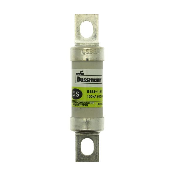 Fuse-link, high speed, 75 A, AC 600 V, BS88, 9 x 75 mm, aR, BS image 4