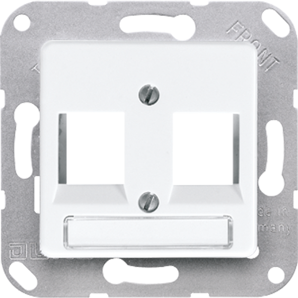 Centre plate for modular jack sockets 169-25NWEWW image 1