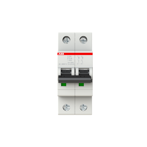 S202-Z3 Miniature Circuit Breaker - 2P - Z - 3 A image 4