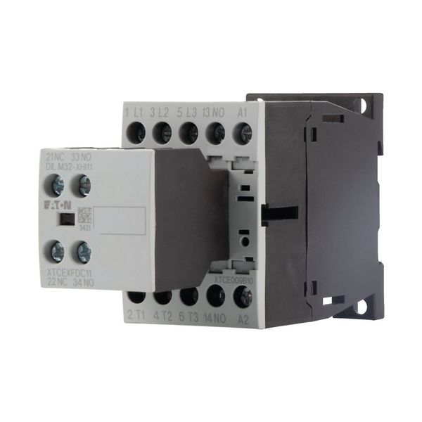Contactor, 380 V 400 V 4 kW, 2 N/O, 1 NC, 24 V DC, DC operation, Screw terminals image 15