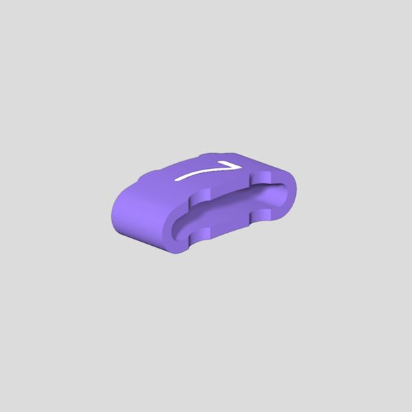 Cable coding system, 10 - 317 mm, 11.3 mm, Printed characters: Numbers image 3