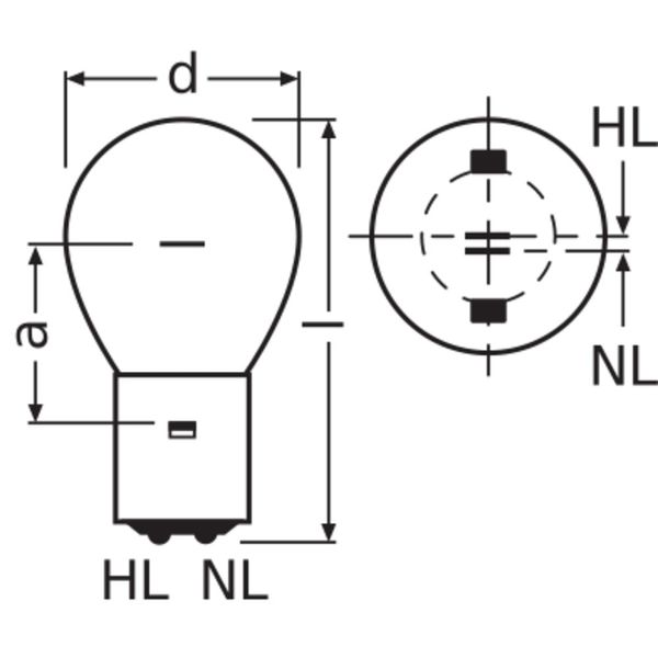 Low-voltage over-pressure dual-coil lamps, railway 3015 LL image 5