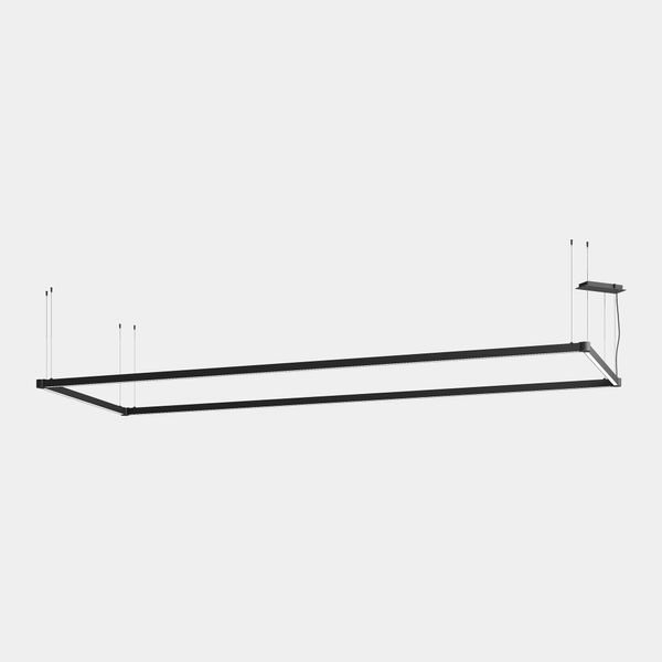 Lineal lighting system APEX_RECTANGULAR_AW28_29_31_32 144W LED warm-white 2700K CRI 90 Casambi Black IP40 12504lm image 1