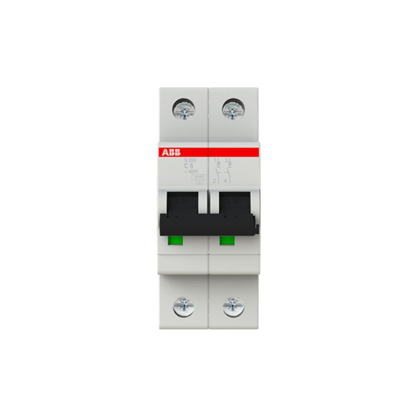 S202-C6 Miniature Circuit Breaker - 2P - C - 6 A image 6