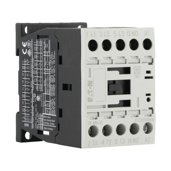 Contactor, 3 pole, 380 V 400 V 4 kW, 1 N/O, 220 V 50/60 Hz, AC operation, Screw terminals image 10