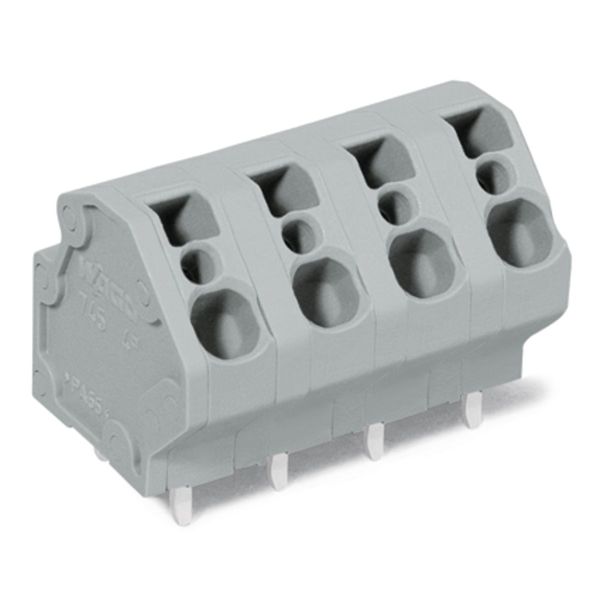 PCB terminal block 4 mm² Pin spacing 7.5 mm gray image 3