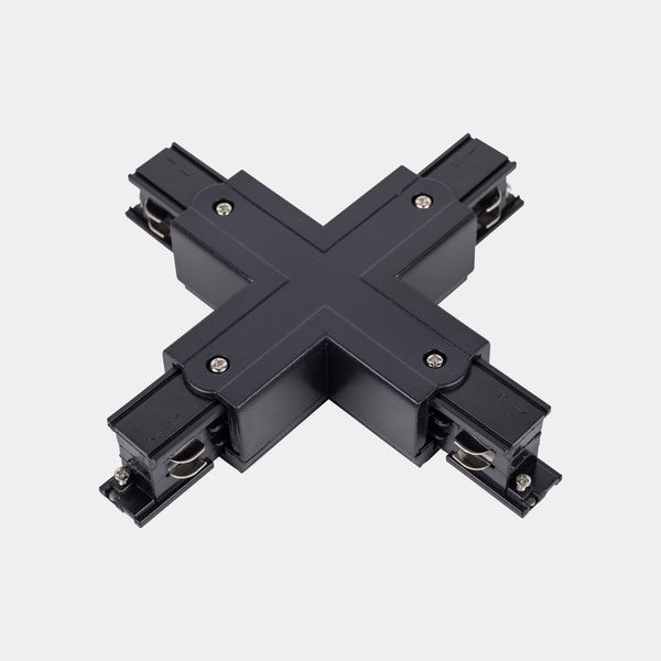 Black “X” connector without frame image 1