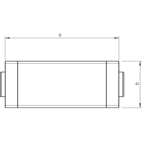 WDKH-T60090LGR T- and crosspiece cover halogen-free 60x90mm image 2