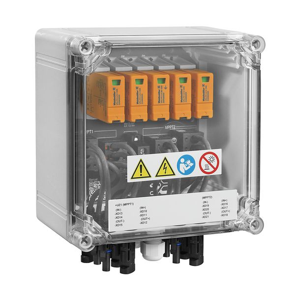 Combiner Box (Photovoltaik), 1100 V, 2 MPP's, 2 Inputs / 1 Output per  image 2