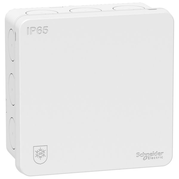 Mureva – IP65 junction box – 14 membranes - 87x87 mm – without terminal - white image 3