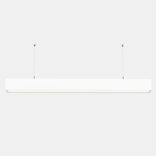 Lineal lighting system Infinite Pro 1136mm Suspended Eliptic 30.38W LED neutral-white 4000K CRI 80 ON-OFF Black IP40 4559lm image 1