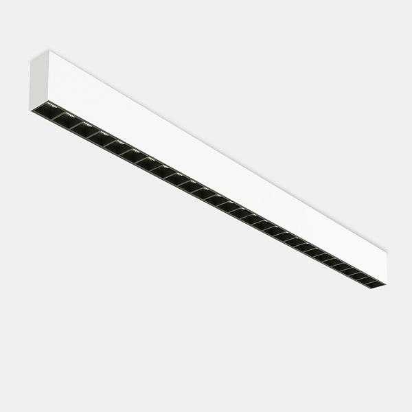 Lineal lighting system Infinite Pro 854mm Surface Hexa-Cell 22.785W CRI 80 DALI-2/PUSH Grey IP40 984lm image 1