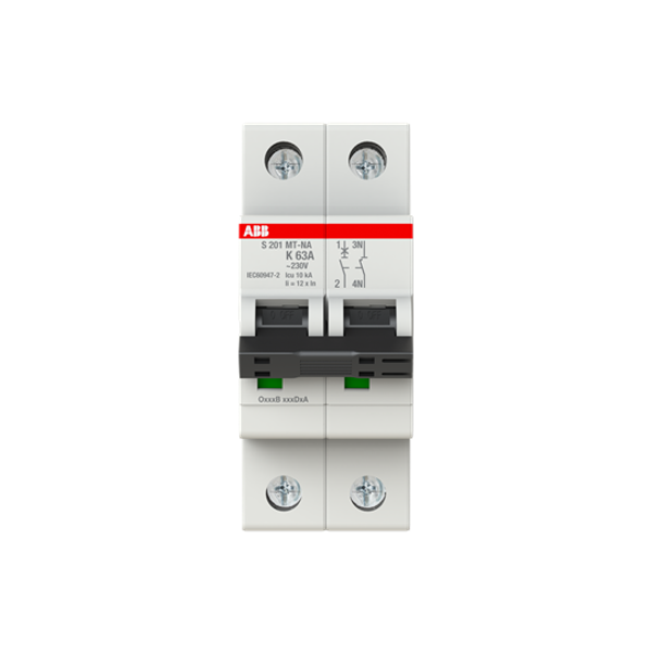 S201MT-K63NA Miniature Circuit Breakers MCBs - 1+NP - K - 63 A image 6