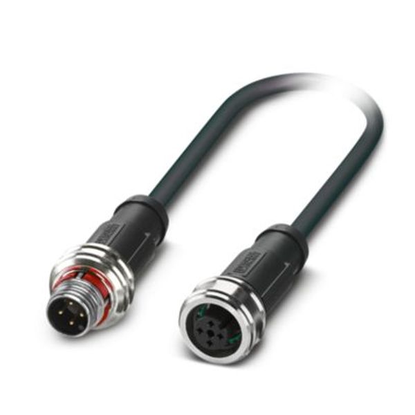 SAC-4P-P12MS/ 1,5-PUR/P12FS SH - Sensor/actuator cable image 1