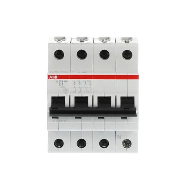 S203-C1NA Miniature Circuit Breaker - 3+NP - C - 1 A image 7