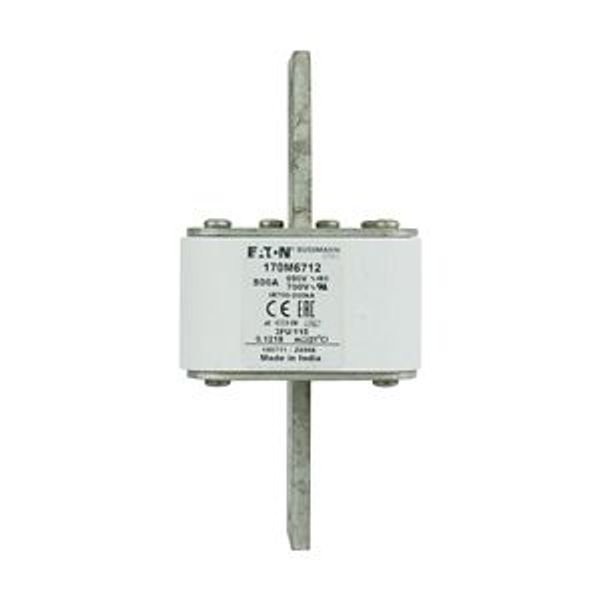 Fuse-link, high speed, 315 A, AC 1250 V, size 3, 76 x 92 x 159 mm, aR, IEC, UL, single indicator image 3