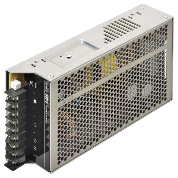 Power supply, 200 W, 100-240 VAC input, 48 VDC, 4.43 A output, Front t image 2