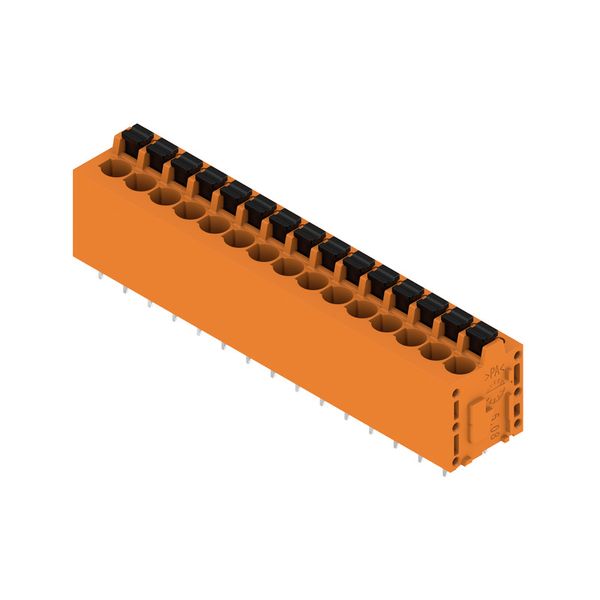 PCB terminal, 5.08 mm, Number of poles: 15, Conductor outlet direction image 2