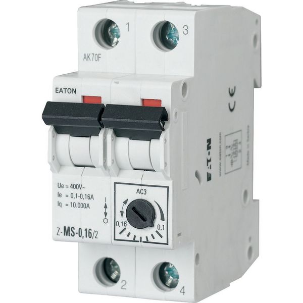 Motor-Protective Circuit-Breakers, 1,6-2,5A, 2p image 3