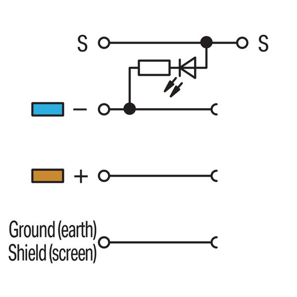 4-conductor sensor terminal block LED (red) for PNP-(high-side) switch image 3