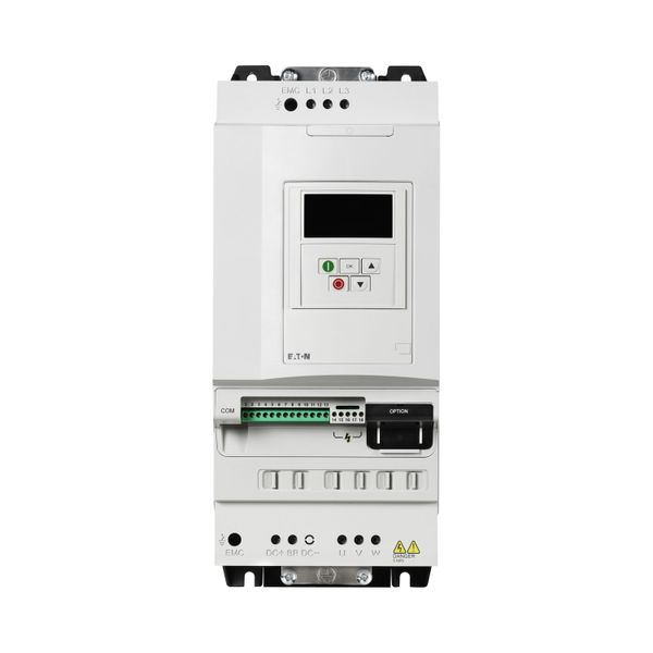 Frequency inverter, 400 V AC, 3-phase, 39 A, 18.5 kW, IP20/NEMA 0, Radio interference suppression filter, Additional PCB protection, FS4 image 17