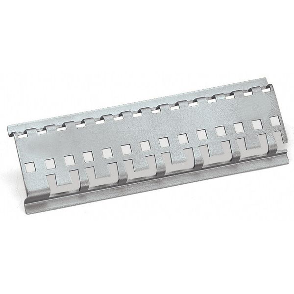 Carrier rail with special perforations 1000 mm long silver-colored image 1
