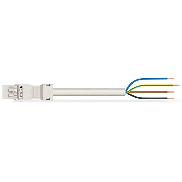 pre-assembled connecting cable Eca Plug/open-ended white image 4