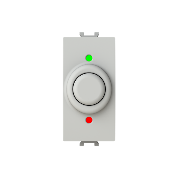 Electronic dimmer with pushbutton control for resistive and inductive loads 60-500W, (60-500VA) 230V~ - 50/60Hz White - Chiara image 1