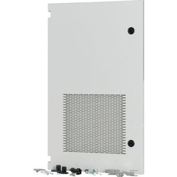 Section wide door, ventilated, left, HxW=700x425mm, IP31, grey image 4