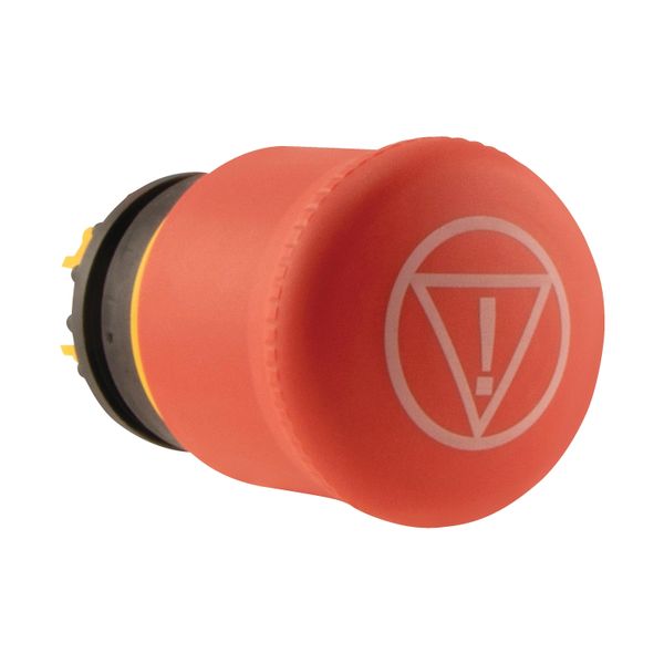 Emergency stop/emergency switching off pushbutton, RMQ-Titan, Mushroom-shaped, 38 mm, Non-illuminated, Pull-to-release function, Red, yellow image 15